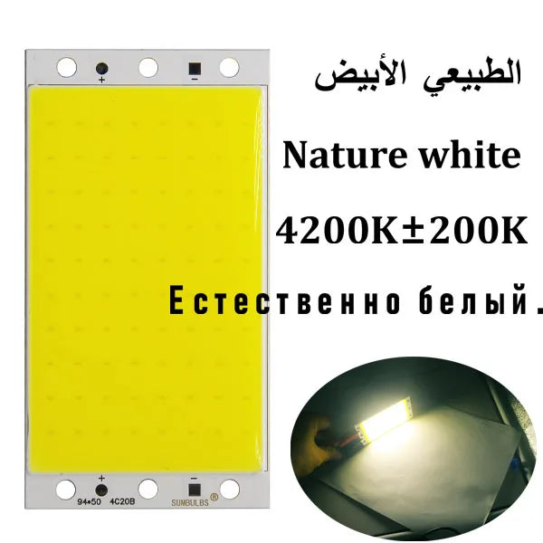 Panneau led blanc jaune orange mat moderne 94mm 78mm différents