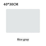 tapis table silicone opaque moderne 60x40cm 40x30cm vert jaune gris bleu