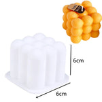 moule silicone bougie visage sculpté blanc rose violet artisanal moderne