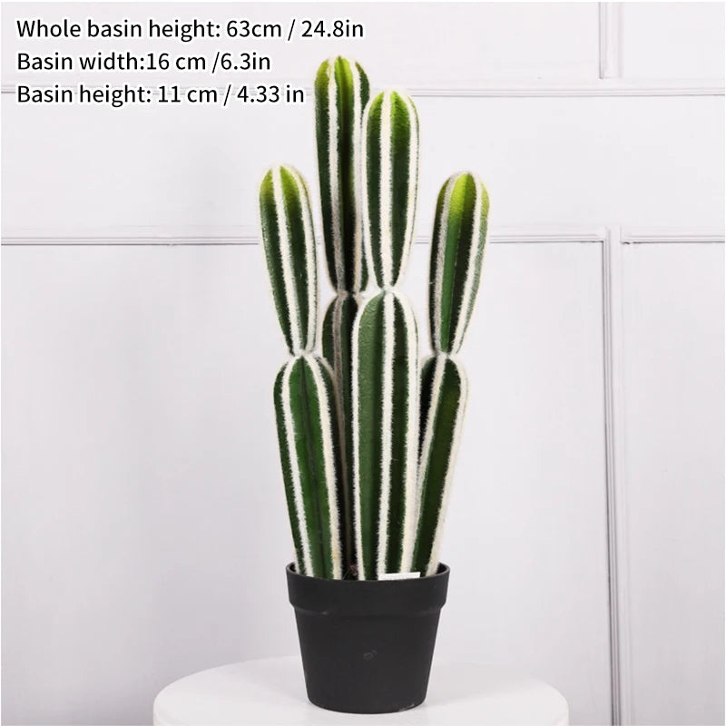 plantes artificielles vertes points dorés moderne décoration extérieure pot noir arrangement fleuri cactus succulente