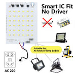 projecteur led diy 10w 20w 30w 50w 100w 150w 200w blanc froid ic intelligent