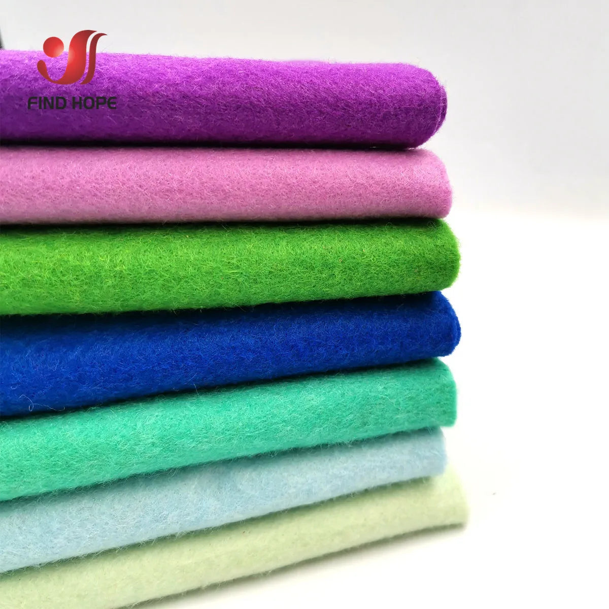 tissu feutre polyester multicolore uni texturé bricolage couture artisanat poupées décoration jouets peluche matériaux