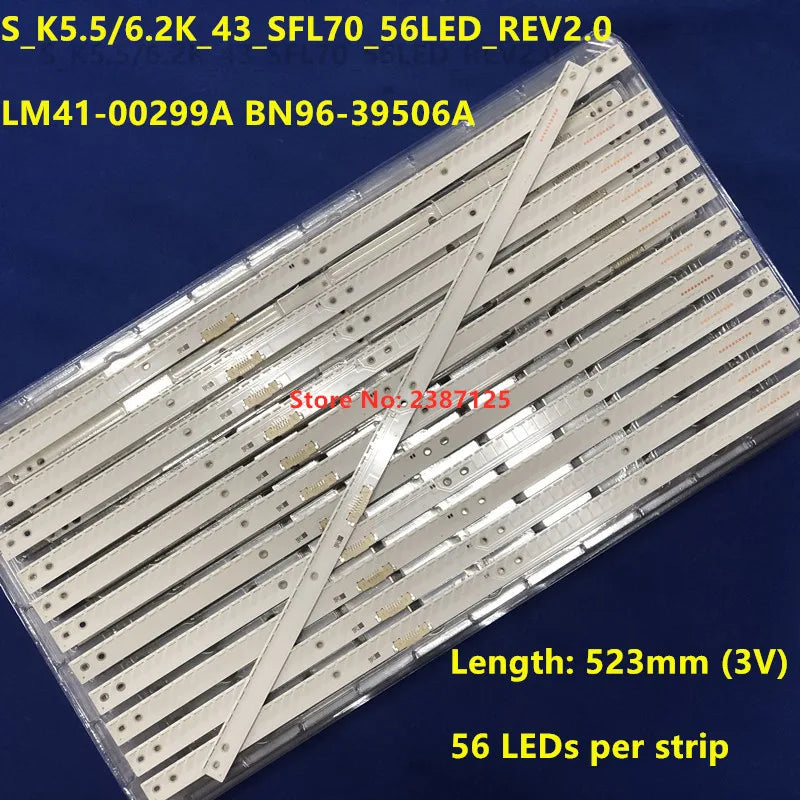 ruban led blanc moderne 523mm 3w led intégrées éclairage intérieur abs qualité industrielle