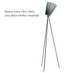 lampe sol bois moderne noir conique mat haut bas toucher interrupteur led 165cm