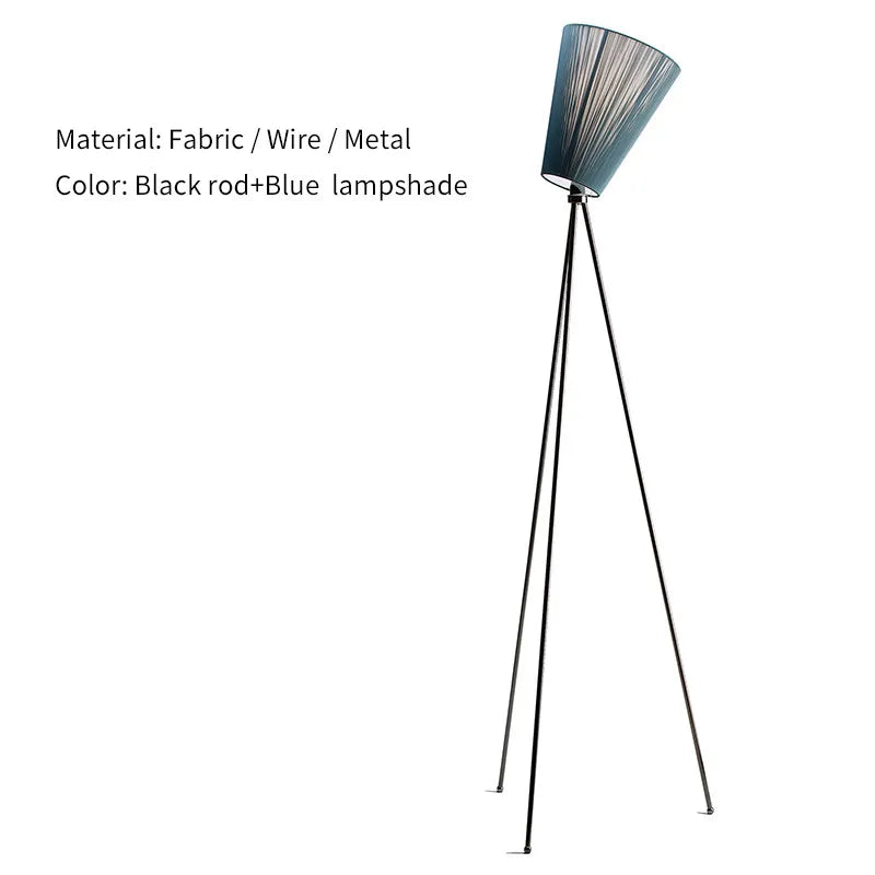 lampe sol bois moderne noir conique mat haut bas toucher interrupteur led 165cm