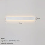 lampe murale moderne led marron clair noir blanc vis fixe minimalisteflux lumineux variable