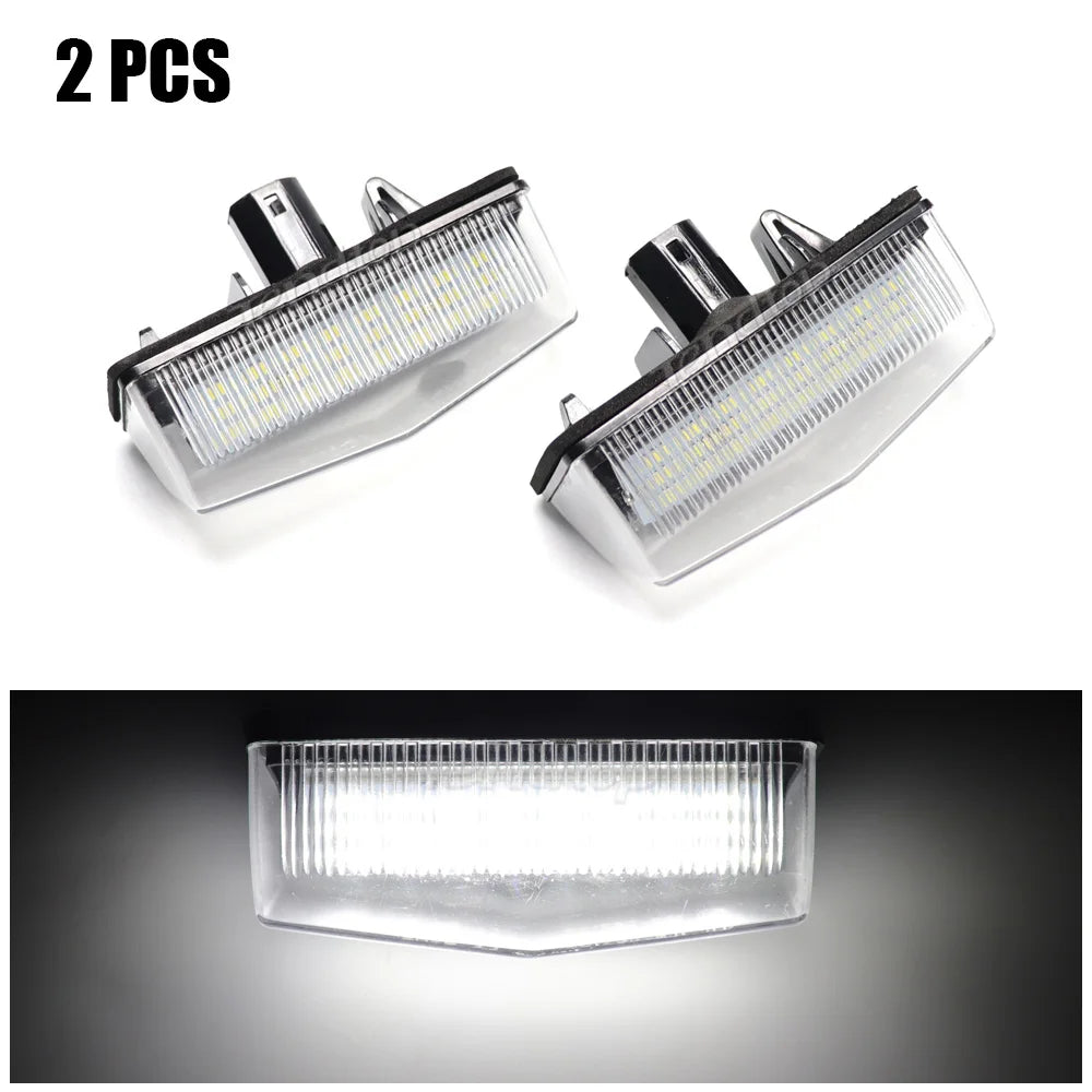 lampe plaque immatriculation blanc moderne clips connecteur électrique 12v 2400lumens prius rav4
