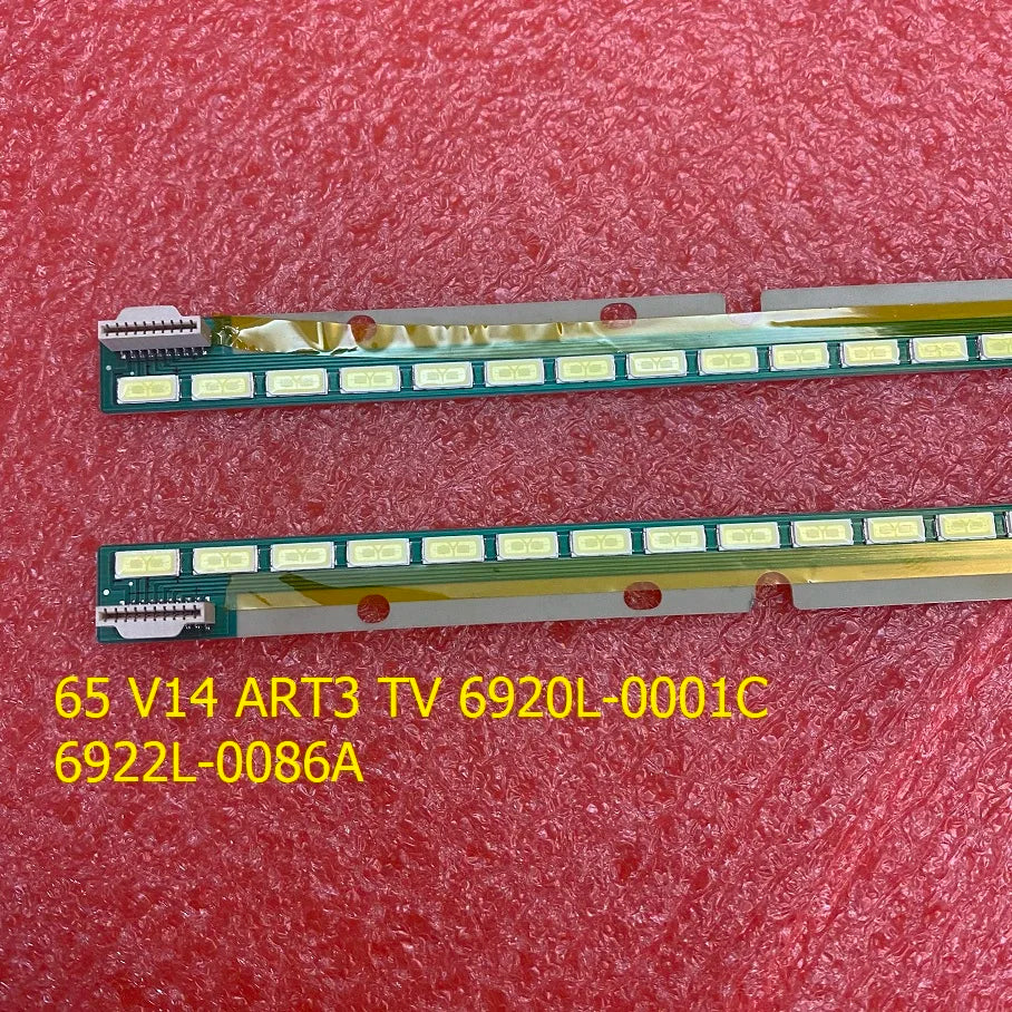 barre led or blanc jaune téléviseur moderne adhésif connecteur boutons fixations 65 pouces