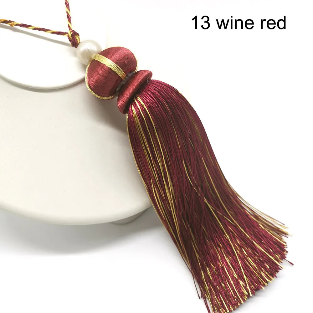 pompons décoratifs textiles élégants polyester gris doré rose