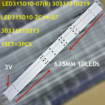 bande led décoration professionnelle blanc moderne connecteurs 635mm 10leds