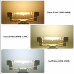 Ampoule LED 15W 20W 30W 40W blanc jaune R7S moderne transparente 50000H