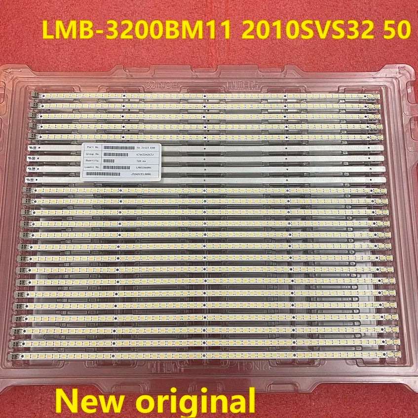 bande led blanche mat moderne clips bouton poussoir sans cable aluminium télévision