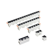 spots led encastrables réglables blanc chaud froid lumière neutre moderne minimaliste aluminium ailettes refroidissement