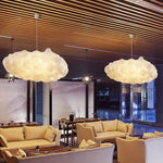 suspension luminaire led blanc nuage doux moderne salon chambre enfant salon décoratif