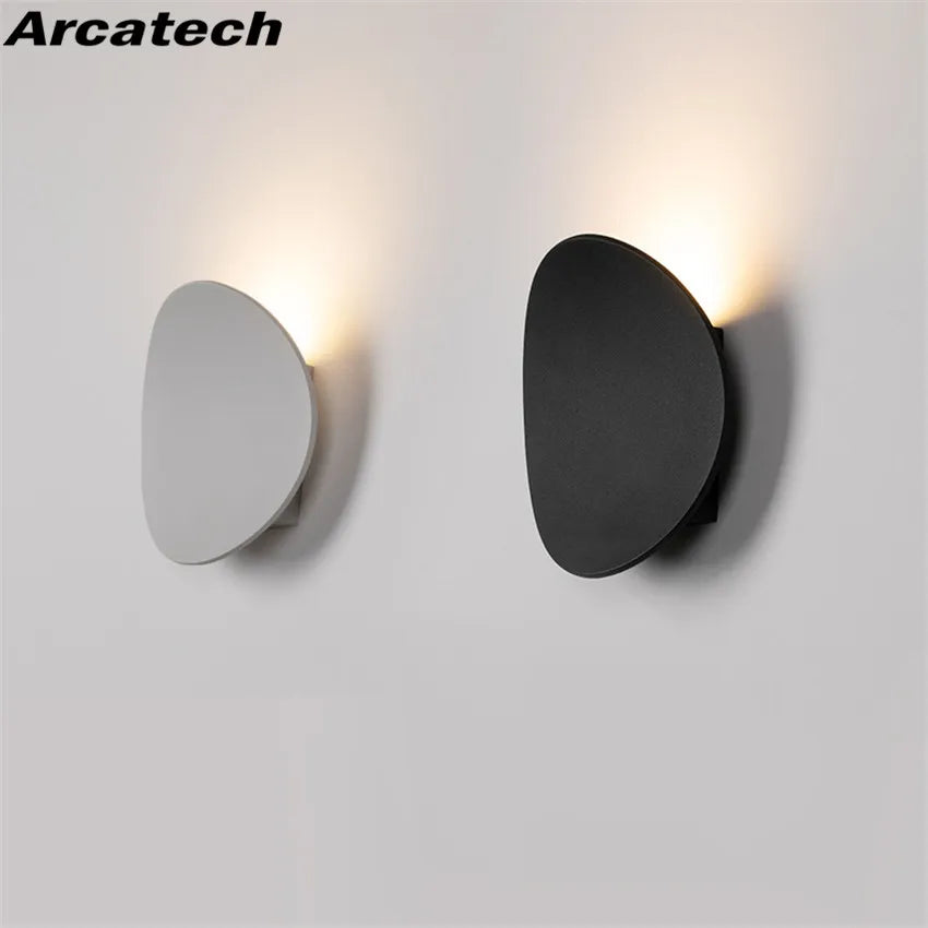 applique murale moderne gris clair noir led aluminium 249 2000 lumens 90 260v étude