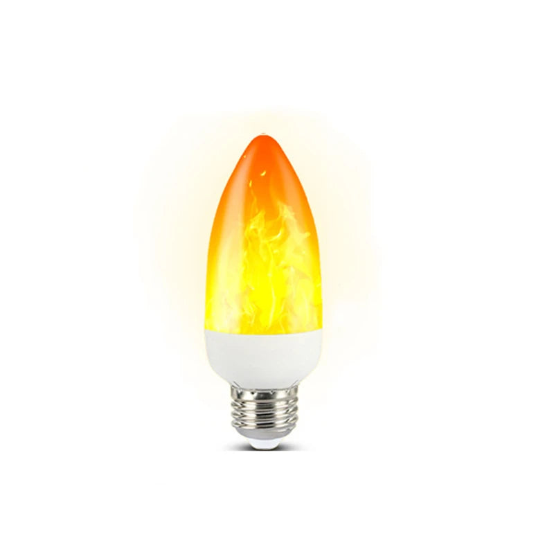 ampoule led effet flamme moderne jaune orange scintillement éclairage intérieur e27 b22 e14