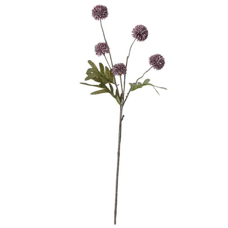décoration intérieure moderne bouquet artificiel rose blanc violet boules fleurs feuilles vertes mariage anniversaire