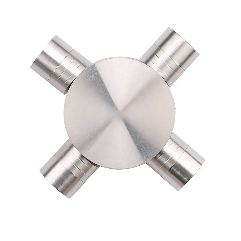 applique murale led moderne argentée projecteurs minimaliste mur fixé interrupteur bouton