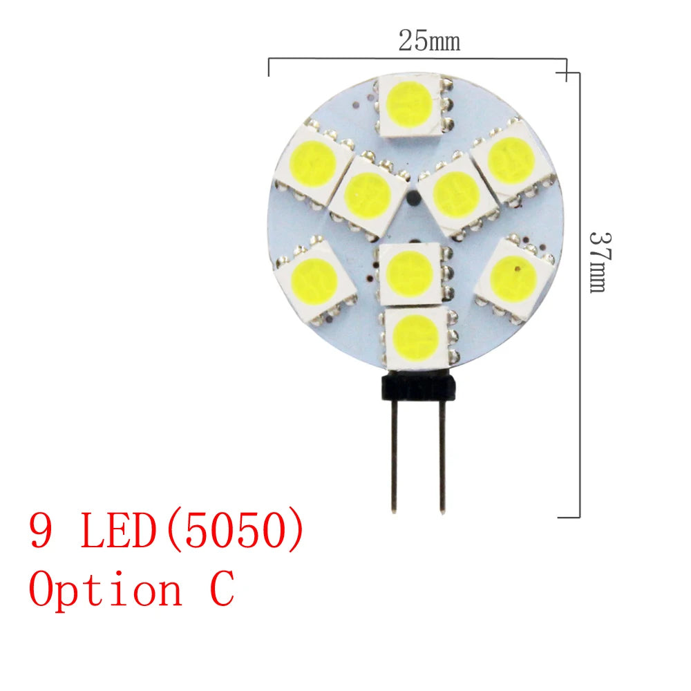 ampoules led g4 blanc chaud 2700k carrés lumineux moderne 24watts 6500k 180deg 20000h