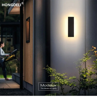 Applique murale LED extérieure acier inoxydable brossé
