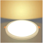 plafonnier led blanc moderne 15w 20w rond carré opacité aluminium