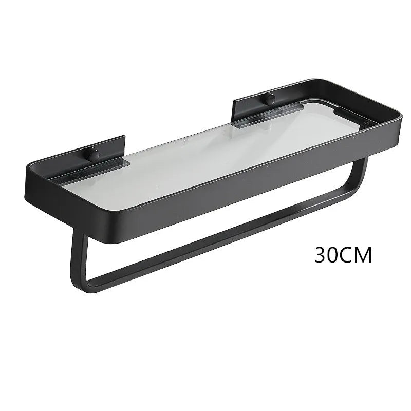 étagères murales modernes vis fixées blanc noir 20cm 50cm variées
