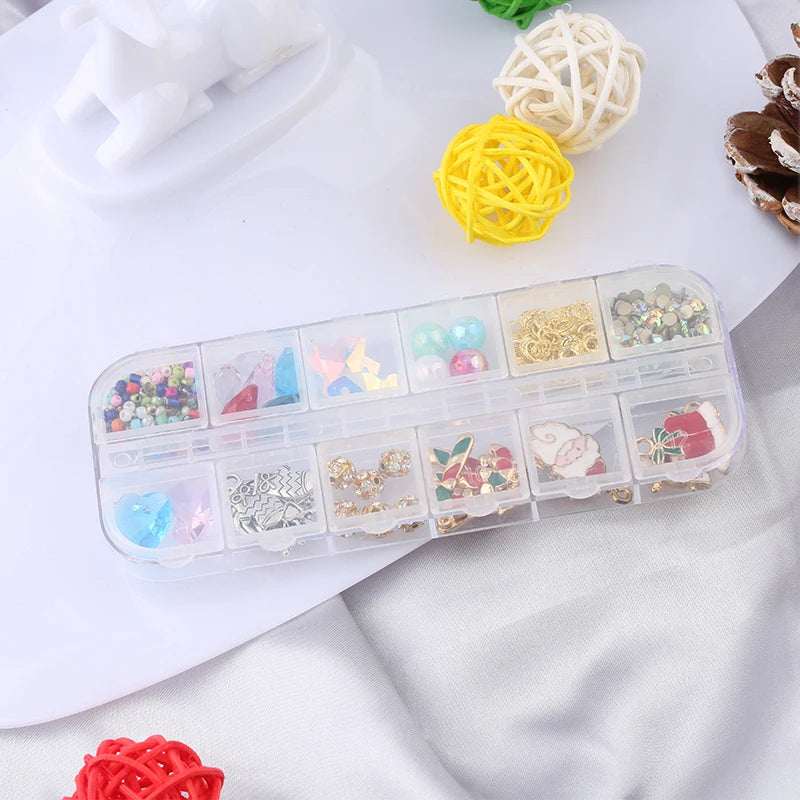 boîtes rangement bijoux transparentes modernes compartiments réglables portables strass clips exposé bijoux polyènes