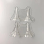 moule chocolat tour eiffel transparent deco pâtisserie oolits dorés fixations pâtisserie française