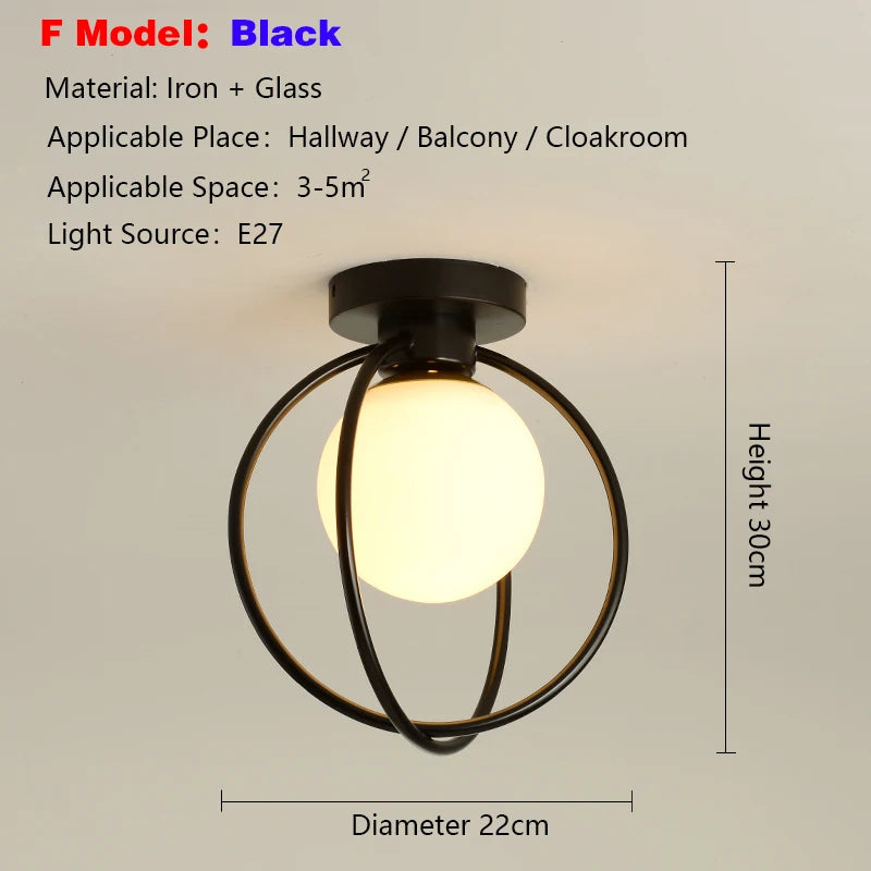 lampe moderne or noir oiseaux dorés branches sphère blanche translucide led echangement facile