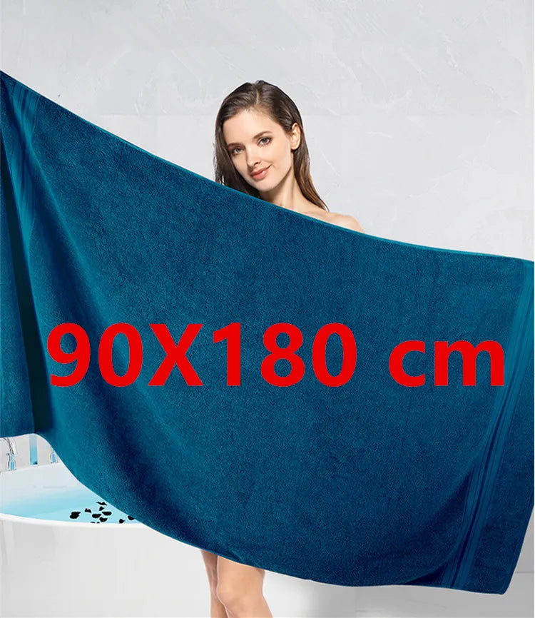 serviette bain coton rapide bleu marine rayures moderne grande taille lavable