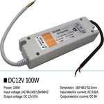 transformateurs led alimentation 5v 12v 60w 72w 100w câble adhésif blanc industrielle
