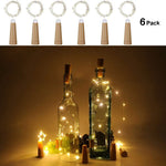 guirlande led guirlande bouteille liège lumineuse couleur chaud fêtes transparent festive