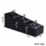 support bague noir clips moderne présentoir bijoux exposant bagues luxe affichage retail organiser vitrine