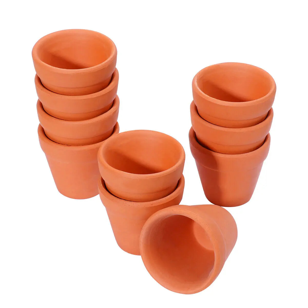 pots fleurs orange terracotta classiques non enduits drainage plante cactus succulente fleur verteoutil jardincteresse