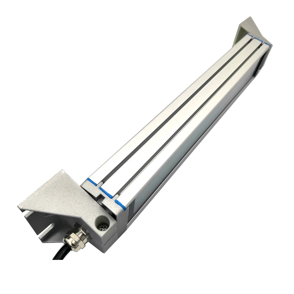 lampe led industrielle 30w ip67 argentée clips modernes