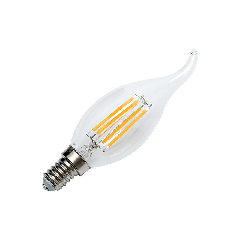 ampoules led e14 filament doré opalescent vintage transparentes 12w 8w 4w 2w 360deg