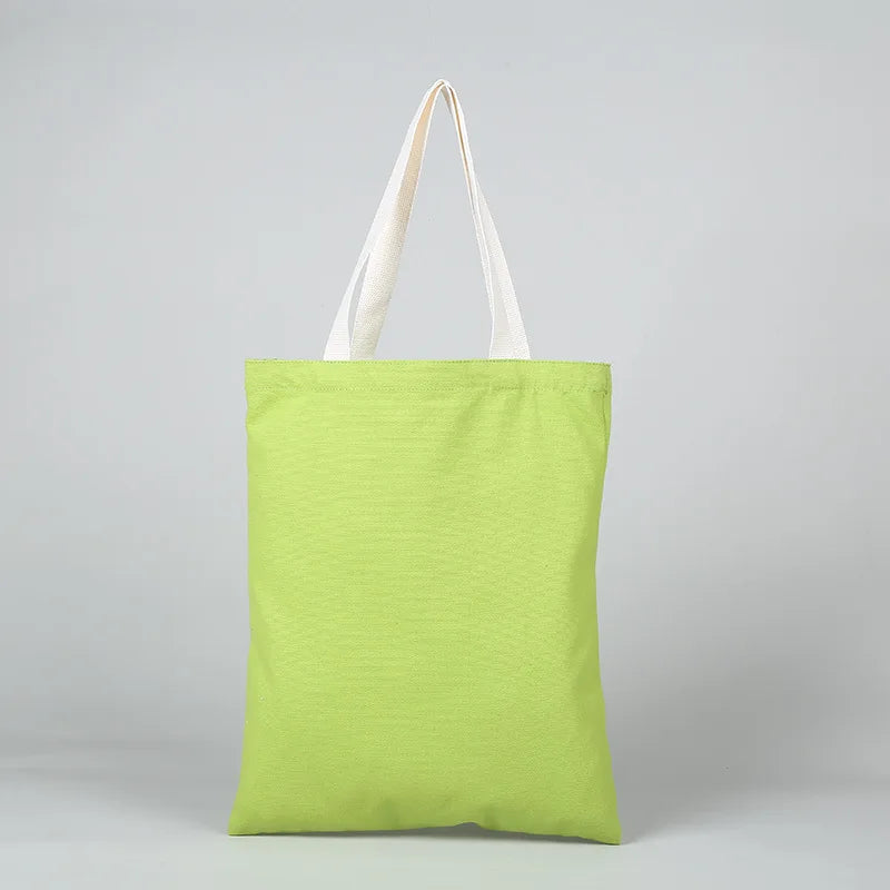 sac toile réutilisable respectueux environnement multiple utilisations couleur variée moderne 34x42cm