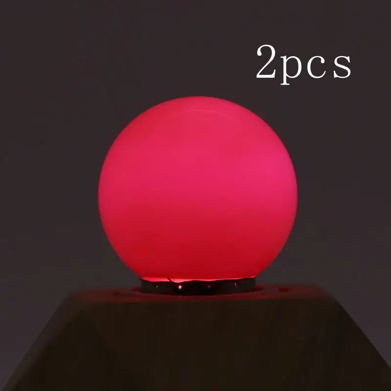 ampoules led colorées rouge blanc vert bleu jaune orange rose opalescentes moderne chambre