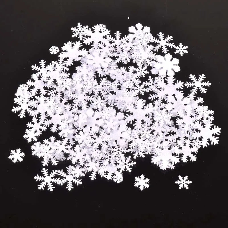 feutre flocons neige blanc non tissé scrapbooking décoration artisanat bricolage fêtes noël appliques 10