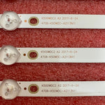 bandes led blancs connecteurs électriques modernes opaques lisses aluminium 18pcs 45pcs kit 9pcs