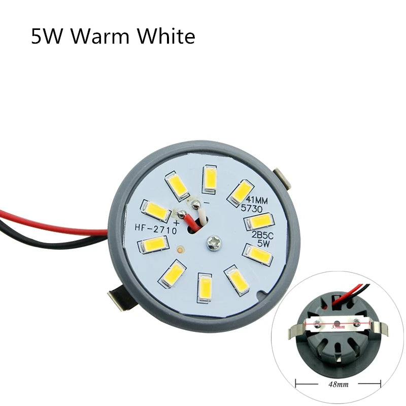 Spot LED encastrable 3W 5W 6W gris métallique noir moderne minimaliste clips câbles