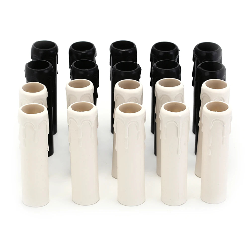 bouchons bouteille blanc noir mat opaques modernes set deco 10 pieces