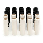 bouchons bouteille blanc noir mat opaques modernes set deco 10 pieces
