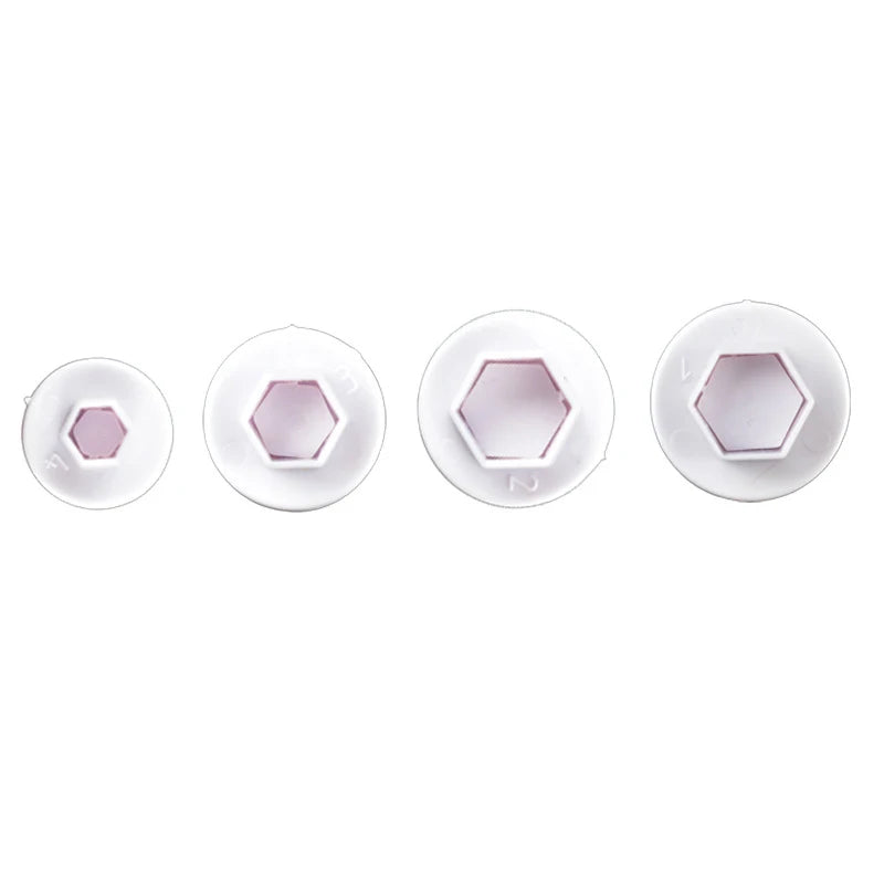 embouts gâteau coeurs fleurs étoiles formes géométriques blanc rouge violet rose jaune