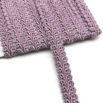 ruban dentelle motif floral couleur rose bleu violet classique yards polyester coton echangement mariage