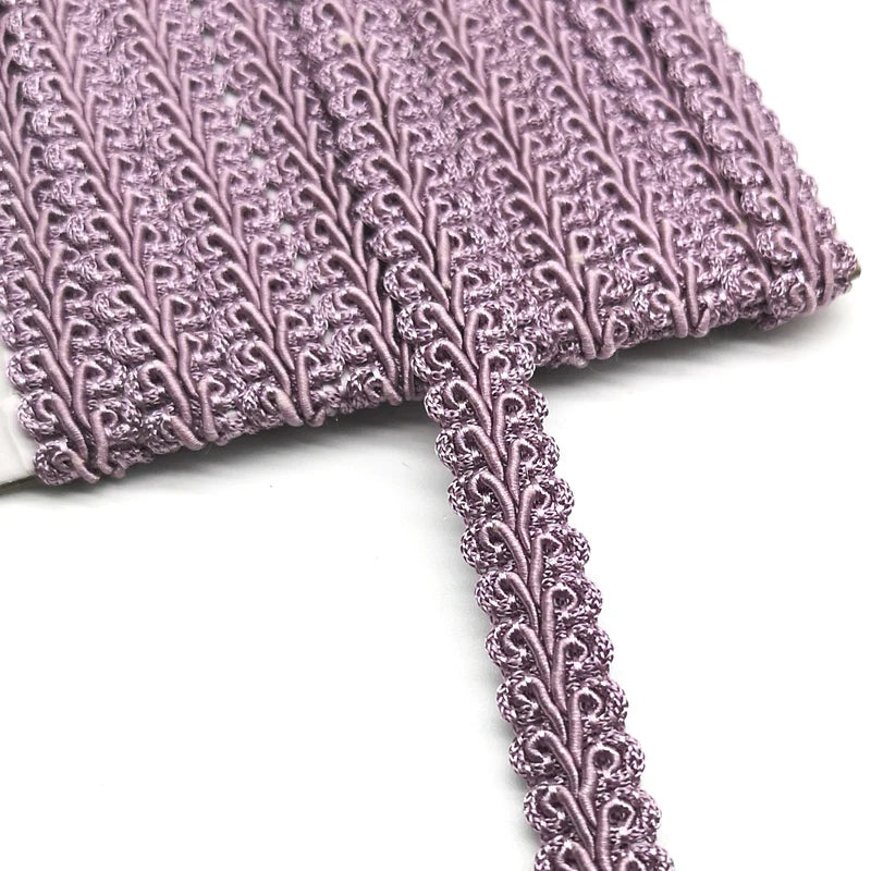 ruban dentelle motif floral couleur rose bleu violet classique yards polyester coton echangement mariage