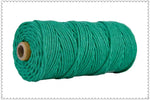 corde macramé coton torsadé mm décoration artisanale rustique fait main textile maison
