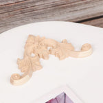 appliques decoratives bois floral sculptees baroques naturelles decoration murale farmhouse classic