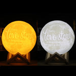 lampe table personnalisable 3d photo mickey mouse rose blanc gris moderne rechargeable télécommande 16