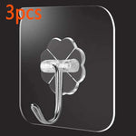 porte sacs adhésifs transparents fleurs moderne 10pcs adhésifs cuisine